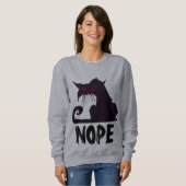 T-shirts NOIR CHAT NOIR Sweatshirt (Devant entier)