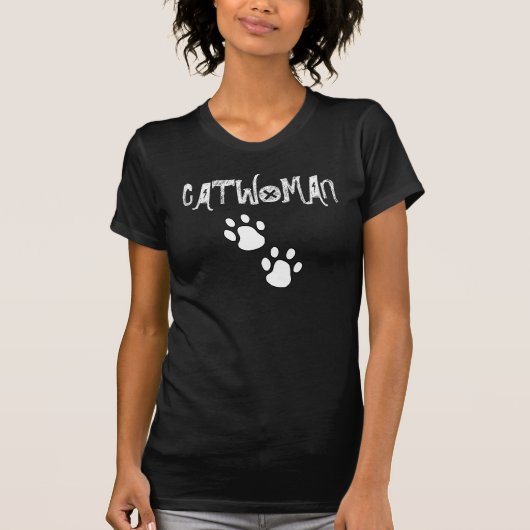 T-shirts noir de CATWOMAN (Devant)