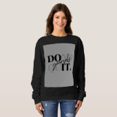 T-shirts noirs doux esthétiques pour filles (Devant entier)