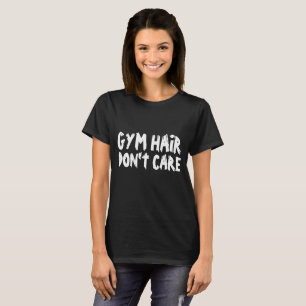 T-shirts noirs GYM HAIR DON'T CARE