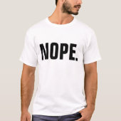 T-shirts NOPE, Drôle (Devant)