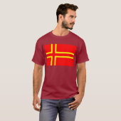 T-shirts normand de drapeau (Devant entier)