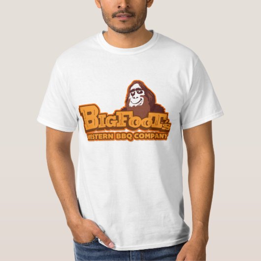 T-shirts occidental du BBQ Cie. de Bigfoot (Devant)