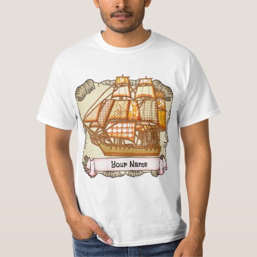 T-shirts Old Ship (Devant)