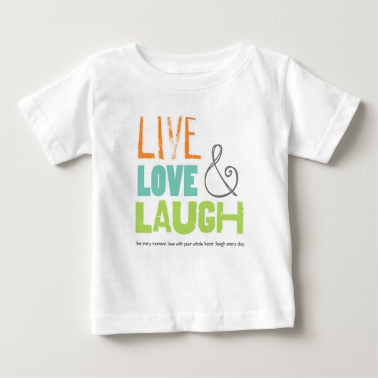 t - shirts om liefde te lachen (Voorkant)