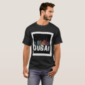 T-shirts ontwerp met "Dubai" (Voorkant volledig)