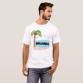 T-shirts ORLANDO FLORIDA (Devant entier)