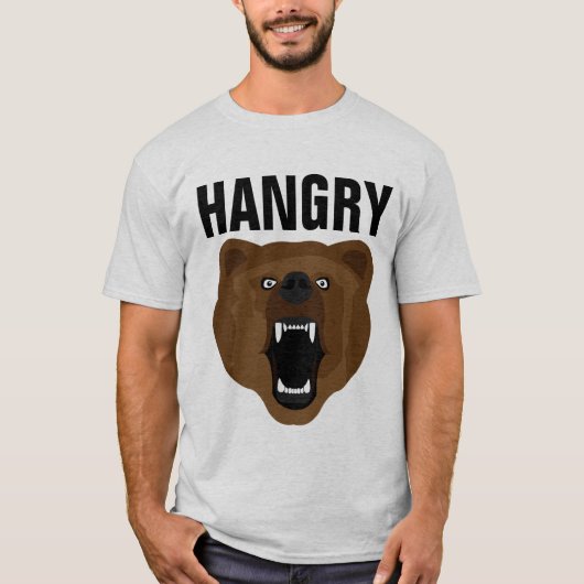T-Shirts OURS GRIZZLI FÂCHÉ (Devant)