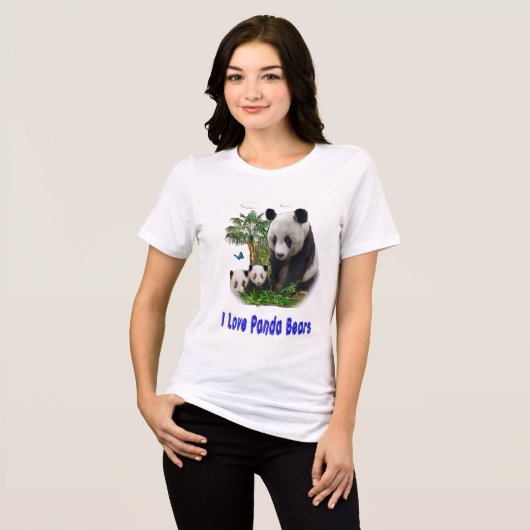 T-shirts ours panda (Recto plein)