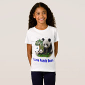 T-shirts ours panda (Devant entier)