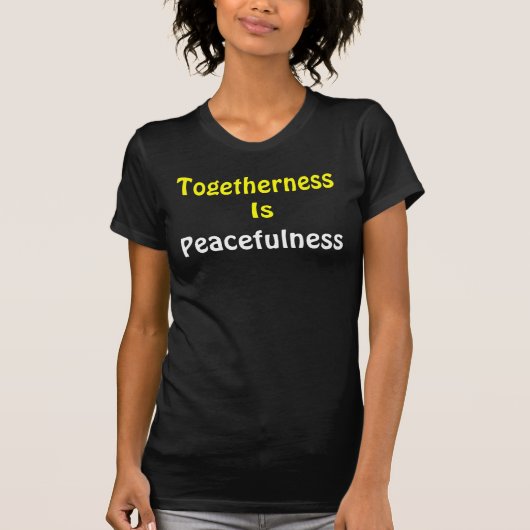 t-shirts paisibles (Devant)