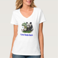 T-shirts Panda Bear