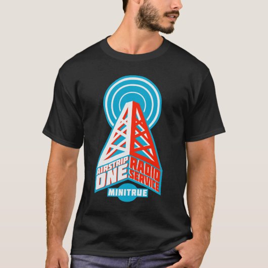 T-shirts par radio de service de la piste (Devant)