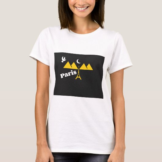 T-shirts Paris pour femmes (Devant)