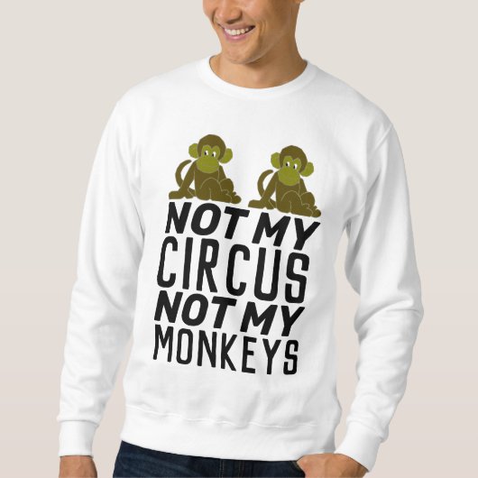 T-Shirts PAS MON CIRQUE PAS MES SINGES (Devant)