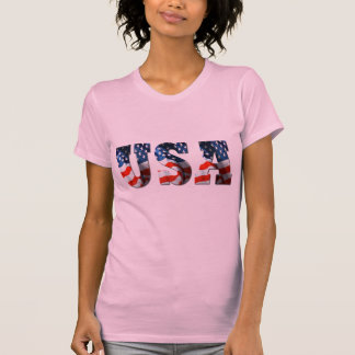 T-shirts patriotique de DRAPEAU de 3D Etats-Unis