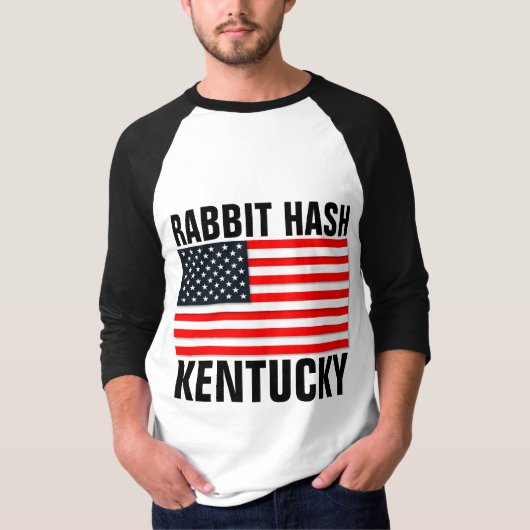 T-shirts patriotiques RABBIT HASH Kentucky (Devant)
