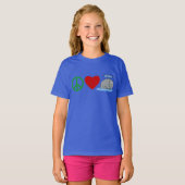 T-shirts Peace Love Whales, Travel Mugs, Cadeaux (Devant entier)