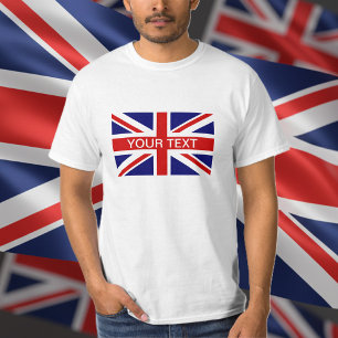 T-shirts personnalisés avec le drapeau britannique