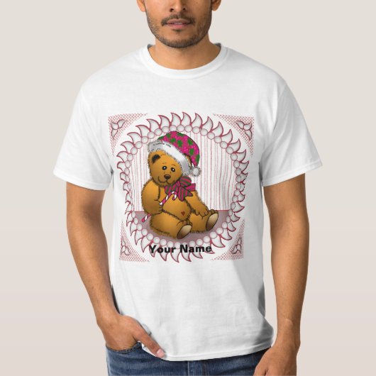 T-shirts personnalisés père Noël Bear (Devant)