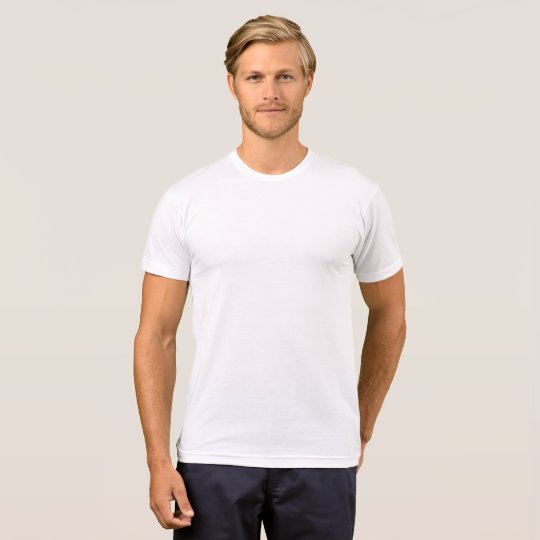 T-shirt pour homme en coton mélangé, Blanc