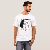 T-shirts PIANO KEYBOARD CAT (Devant entier)