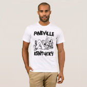 T-shirts PINEVILLE KENTUCKY FUNNY (Devant entier)