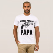 T-Shirts "PISTOL PACKIN" POUR HOMMES (Devant entier)