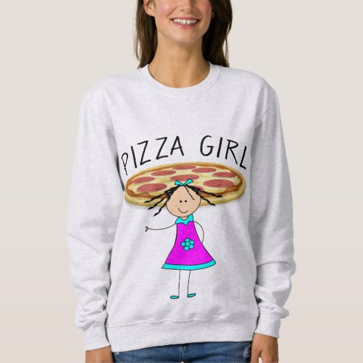 T-shirts PIZZA GIRL (Devant)