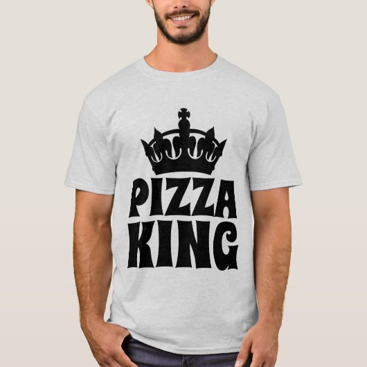 T-shirts PIZZA KING (Devant)