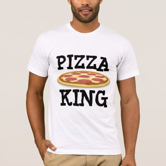 T-shirts PIZZA KING DAD (Devant)