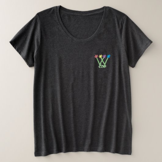 T-SHIRTS PLUS TAILLE DE FEMMES ART ET DESIGN (Design devant)