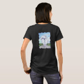 T-Shirts Pomeranian Blanc (Dos entier)