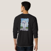 T-shirts Poméraniens blancs (Dos entier)