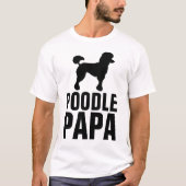 T-shirts POODLE DAD PAPA (Devant)