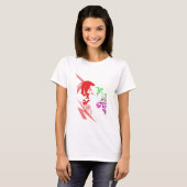 T-shirts Pop Art Vibrant : Style Rétro (Devant entier)