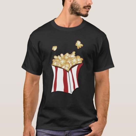 T-shirts Popcorn et cadeaux (Devant)