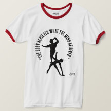 T-shirts : positieve mentaliteit 