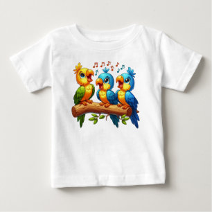 T-shirts pour bébé avec une jolie illustration de 
