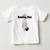 T-shirts pour bébé Bowling Star (Devant)
