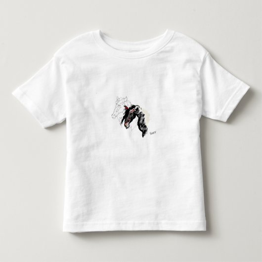 T-shirts pour bébé Garçons : Chevaux (Devant)