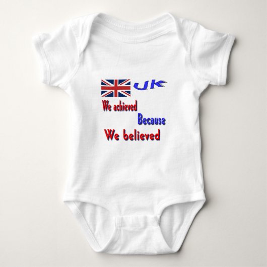 t-shirts pour bébés du royaume-uni (Devant)