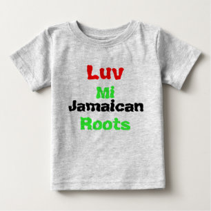 T-shirts pour bébés jamaïcains
