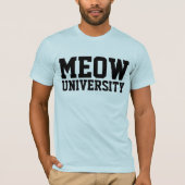 T-shirts pour chat MEOW UNIVERSITY (Devant)