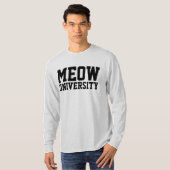 T-shirts pour chat MEOW UNIVERSITY (Devant entier)