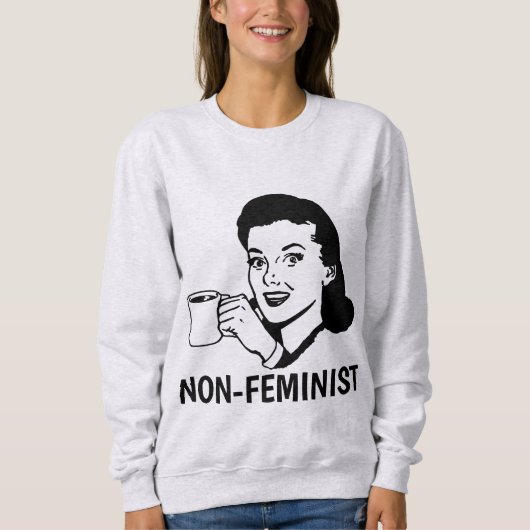 T-shirts pour dames, anti-féministes, non-féminist (Devant)