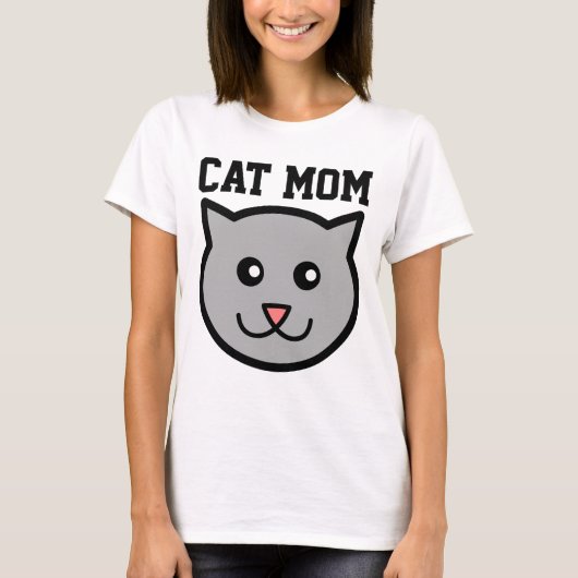 T-shirts pour dames CAT MOM (Devant)
