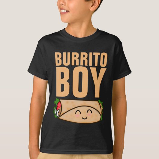 T-SHIRTS POUR ENFANTS DE BURRITO (Devant)