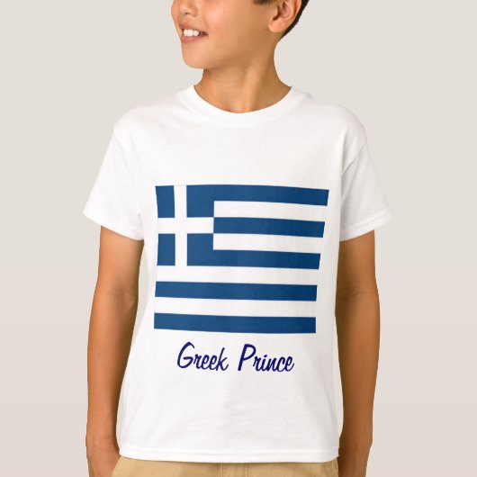 T-shirts pour enfants grecs (Devant)