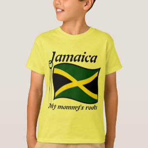 T-shirts pour enfants jamaïcains des racines de m
